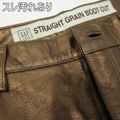 GAP | ギャップ STRAIGHT GRAIN BOOT CUT パンツ ゴールド サイズ：33【三重本店】