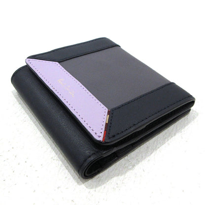 Paul Smith | ポール・スミス コントラストカラーブロック 三つ折り財布 BPW273 ネイビー【三重本店】
