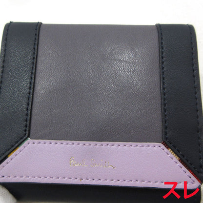 Paul Smith | ポール・スミス コントラストカラーブロック 三つ折り財布 BPW273 ネイビー【三重本店】