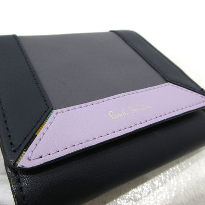 Paul Smith | ポール・スミス コントラストカラーブロック 三つ折り財布 BPW273 ネイビー【三重本店】