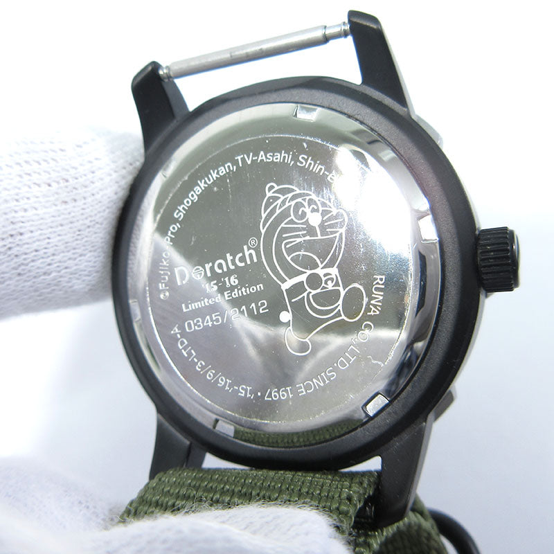 EYEUP｜アイアップ DORATCH(ドラッチ) "2015-2016 Doratch Limited Edition - Adventure" / 迷彩柄 カモ柄 腕時計 アナログ表示 クオーツ カーキ系×シルバー【三重本店】
