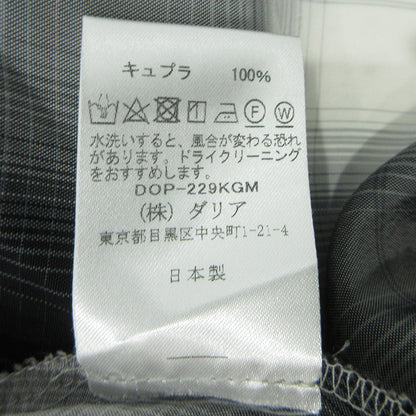 オンブレチェックシャツワンピース ワンピース ブラック【三重本店】
