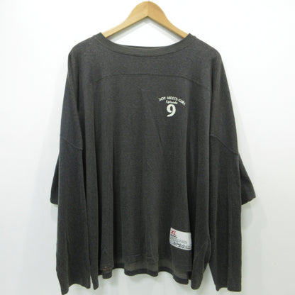 DAIRIKU | ダイリク football tee 長袖Ｔシャツ グレー サイズ：XL【三重本店】