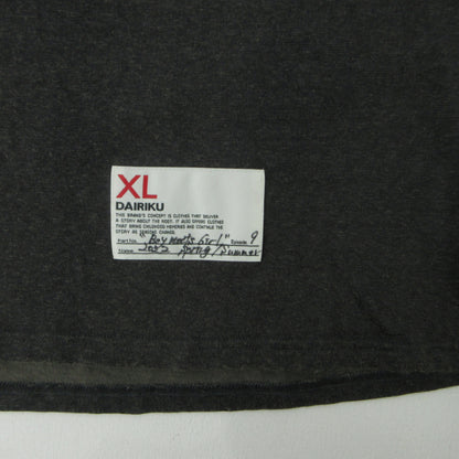 DAIRIKU | ダイリク football tee 長袖Ｔシャツ グレー サイズ：XL【三重本店】