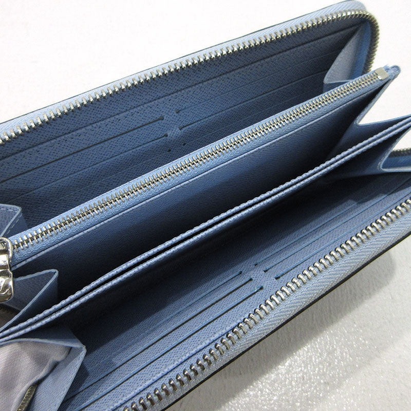 LOUIS VUITTON | ルイ・ヴィトン ジッピーウォレット ラウンドファスナー 長財布 M82141 ライトブルー【三重本店】