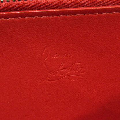 Christian Louboutin | クリスチャンルブタン エンボスロゴ ラウンドファスナー 長財布 1235094 ブラック【三重本店】