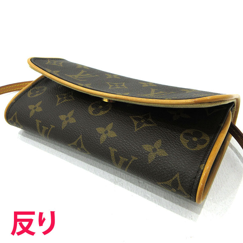 LOUIS VUITTON | ルイ・ヴィトン ポシェットツインPM ショルダーバッグ M51854 ブラウン【三重本店】