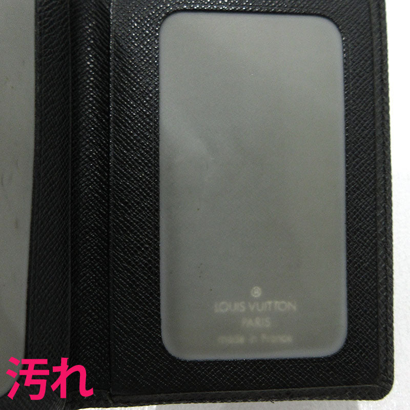 LOUIS VUITTON | ルイ・ヴィトン ポルト2カルトヴェルティカル カードケース パスケース M30492 ブラック【三重本店】