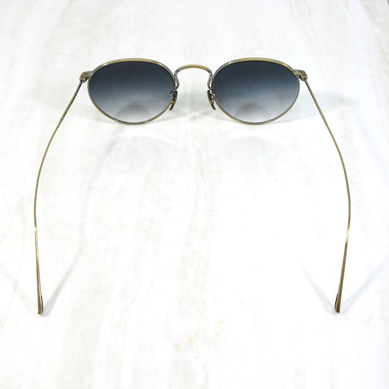 OLIVER PEOPLES | オリバーピープルズ Mandel AG マンデル ボストンシェイプ サングラス サイズ：49□22-145 サングラス アンティークゴールド×ブルー系【三重本店】