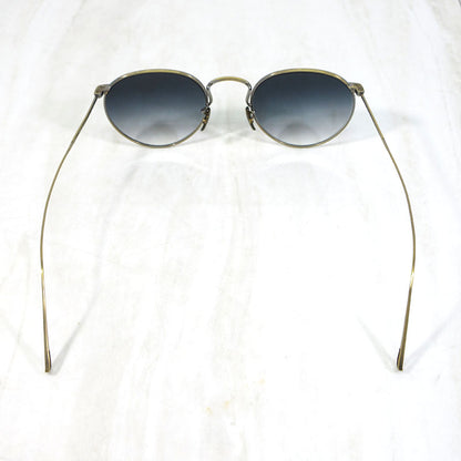 OLIVER PEOPLES | オリバーピープルズ Mandel AG マンデル ボストンシェイプ サングラス サイズ：49□22-145 サングラス アンティークゴールド×ブルー系【三重本店】