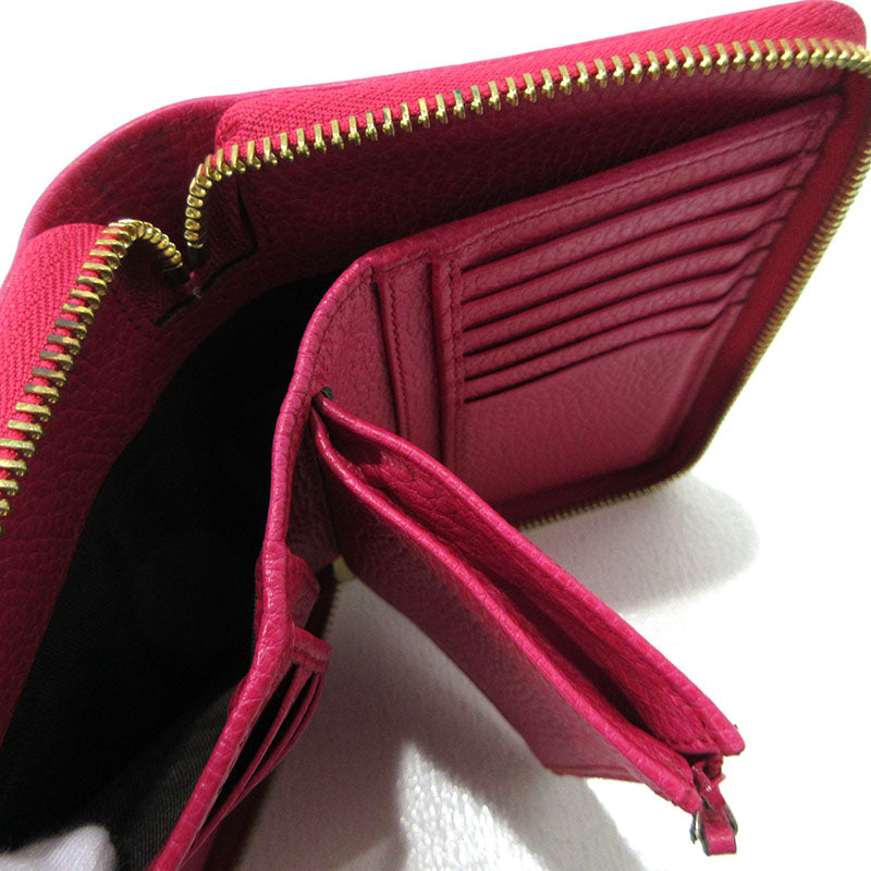 GUCCI | グッチ ラウンドファスナー 長財布 420113 ピンク【三重本店】