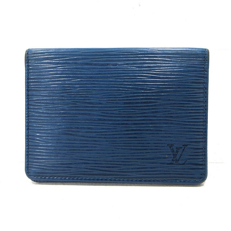 LOUIS VUITTON | ルイ・ヴィトン ポルト2カルトヴェルティカル カードケース M63205 ブルー【三重本店】