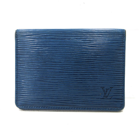 LOUIS VUITTON | ルイ・ヴィトン ポルト2カルトヴェルティカル カードケース M63205 ブルー【三重本店】