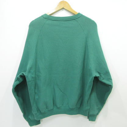 X-LARGE | エクストララージ COLLEGE RAGLAN CREWNECK SWEAT スウェット グリーン サイズ：M【三重本店】