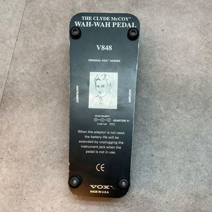 VOX | ボックス 楽器 V848 Clyde McCoy Model Wah-Wah Pedal【三重本店】