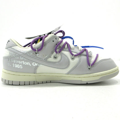 NIKE | ナイキ OFF-WHITE 1 OF 50/48 ダンク ロー オフ ホワイト スニーカー DM1602-107 グレー 26.5cm【三重本店】