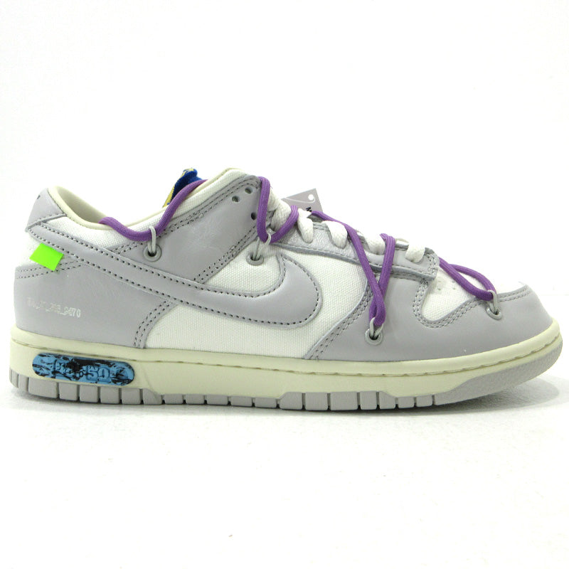 NIKE | ナイキ OFF-WHITE 1 OF 50/48 ダンク ロー オフ ホワイト スニーカー DM1602-107 グレー 26.5cm【三重本店】