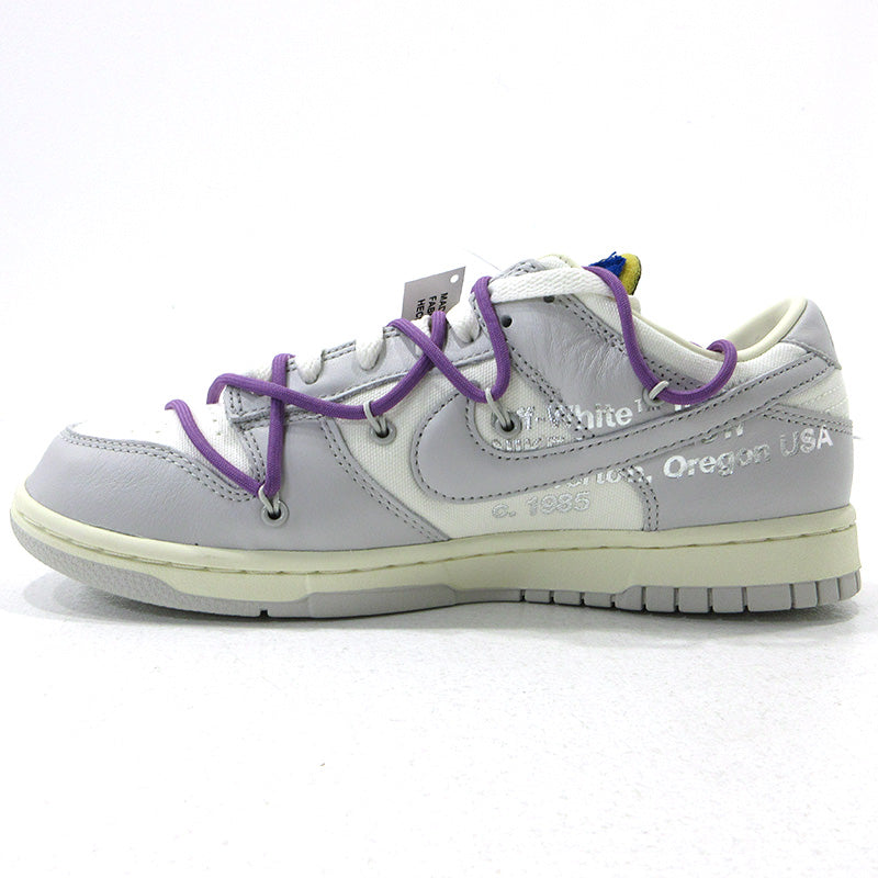NIKE | ナイキ OFF-WHITE 1 OF 50/48 ダンク ロー オフ ホワイト スニーカー DM1602-107 グレー 26.5cm【三重本店】
