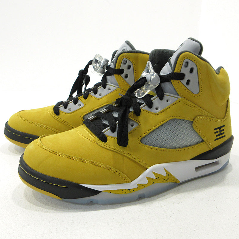 NIKE | ナイキ AIR JORDAN 5 RETRO エア ジョーダン 5 レトロ T23/2025 スニーカー IO3372-700 イエロー 26.5cm【三重本店】