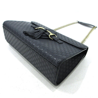 GUCCI | グッチ エミリー チェーン ショルダーバッグ 449635 ネイビー【三重本店】