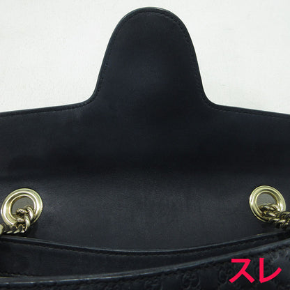GUCCI | グッチ エミリー チェーン ショルダーバッグ 449635 ネイビー【三重本店】