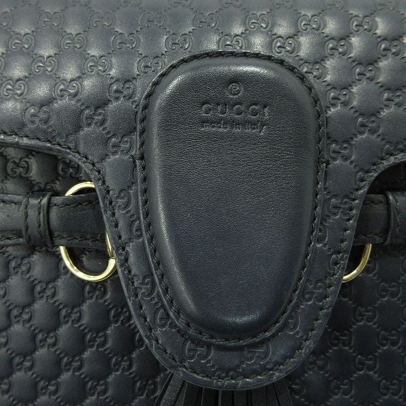 GUCCI | グッチ エミリー チェーン ショルダーバッグ 449635 ネイビー【三重本店】