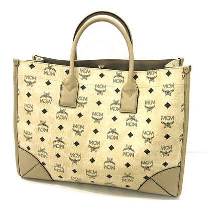 MCM | エム・シー・エム 2wayバッグ トートバッグ MWTCSBO03IG001 ベージュ【三重本店】