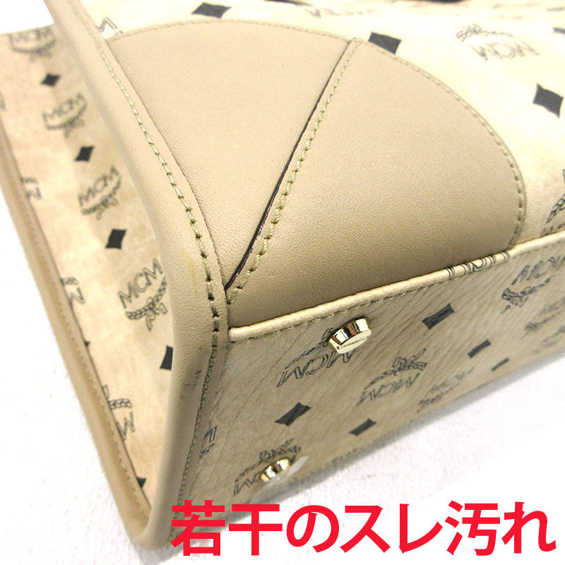 MCM | エム・シー・エム 2wayバッグ トートバッグ MWTCSBO03IG001 ベージュ【三重本店】