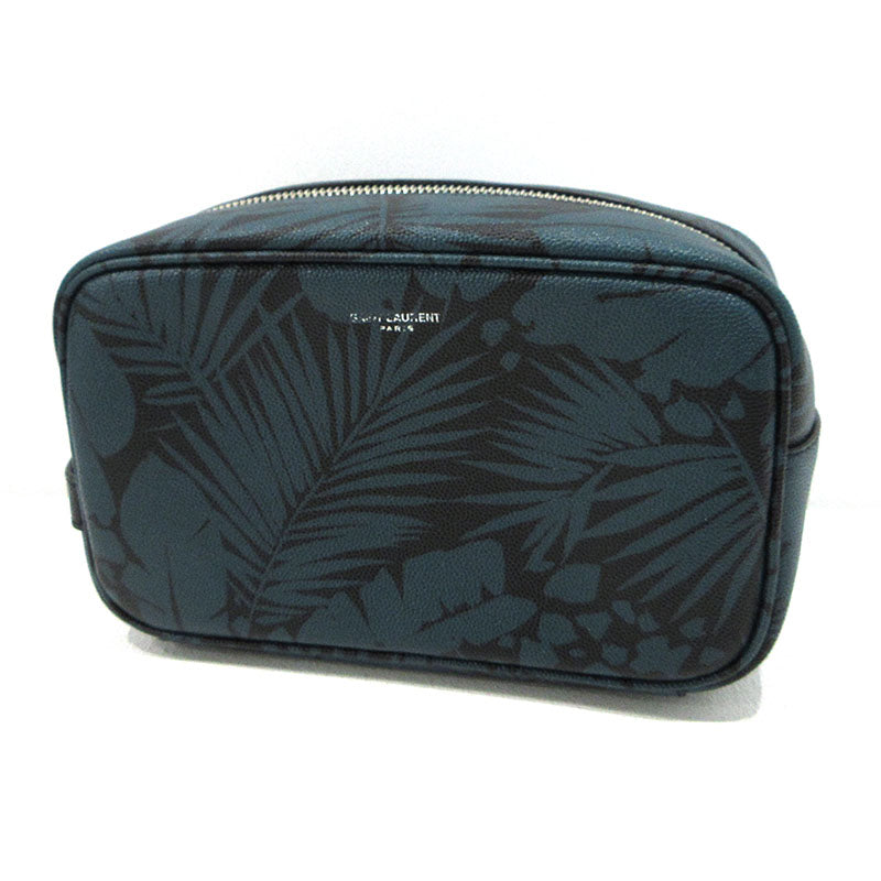 SAINT LAURENT | サンローラン ボタニカル セカンドバッグ ポーチ GUE650125 グリーン【三重本店】