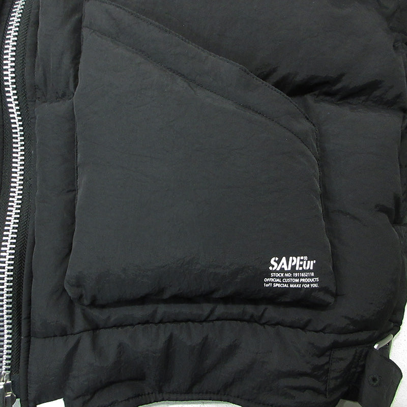 SAPEur | サプール B-3 TYPE DOWN JACKET ダウンジャケット ブラック サイズ：M【三重本店】