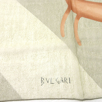 BVLGARI | ブルガリ アニマル Pascolo Rupestre スカーフ ショール ベージュ【三重本店】