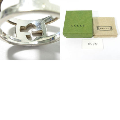 GUCCI | グッチ インターロッキングG ワイドリング ダブルバンド サイズ：13(約12号) リング・指輪 797031 J8400 8106 シルバー【三重本店】