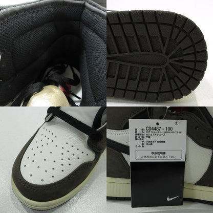 NIKE | ナイキ Air Jordan 1 Retro High OG TS SP ×Travis Scott エア ジョーダン 1 ハイ OG TS スペシャル トラビス・スコット カクタス・ジャック スニーカー CD4487-100 ブラウン 27cm【三重本店】