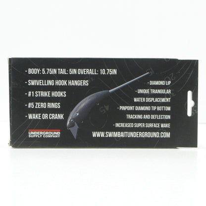 【フィッシング/釣り/釣具/ルアー】 UNDERGROUND × Rago Baits | スイムベイト アンダーグラウンド × レゴベイツ D3R Chestnut【三重本店】