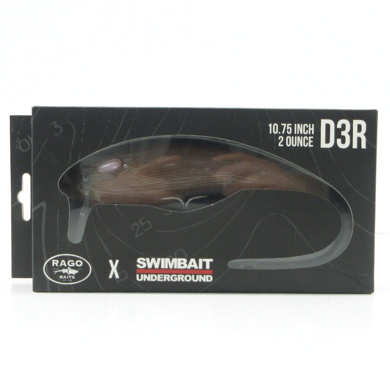 【フィッシング/釣り/釣具/ルアー】 UNDERGROUND × Rago Baits | スイムベイト アンダーグラウンド × レゴベイツ D3R Chestnut【三重本店】