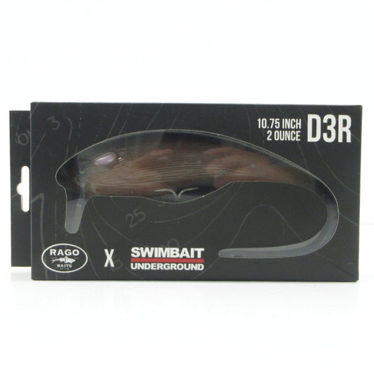 【フィッシング/釣り/釣具/ルアー】 UNDERGROUND × Rago Baits | スイムベイト アンダーグラウンド × レゴベイツ D3R Chestnut【三重本店】