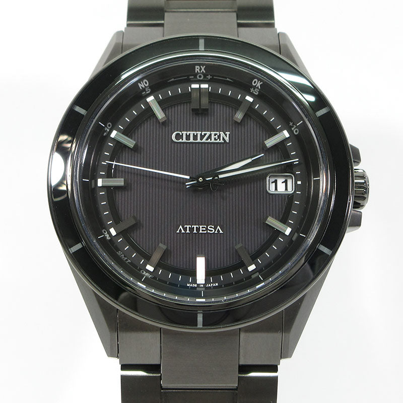 CITIZEN | シチズン ATTESA ACT Line アテッサ アクトライン ブラックチタンシリーズ 腕時計 CB3035-72E アナログ表示 エコドライブ電波時計 ブラック【三重本店】