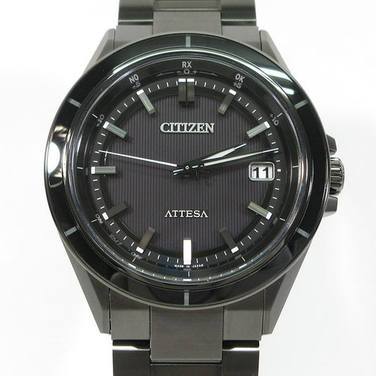CITIZEN | シチズン ATTESA ACT Line アテッサ アクトライン ブラックチタンシリーズ 腕時計 CB3035-72E アナログ表示 エコドライブ電波時計 ブラック【三重本店】