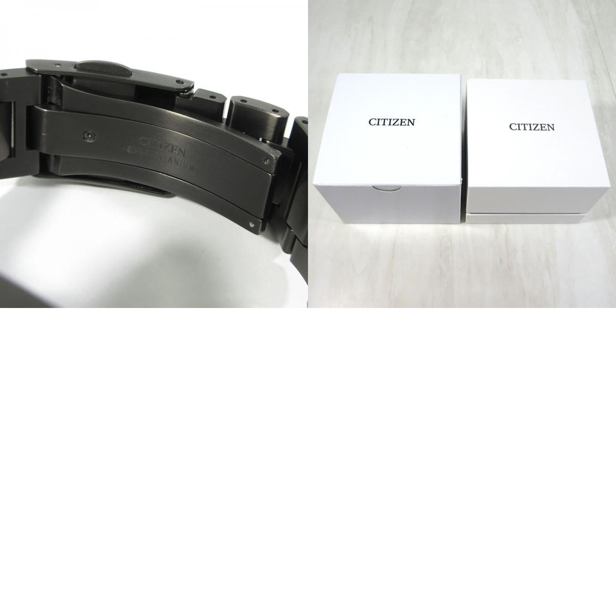 CITIZEN | シチズン ATTESA ACT Line アテッサ アクトライン ブラックチタンシリーズ 腕時計 CB3035-72E アナログ表示 エコドライブ電波時計 ブラック【三重本店】