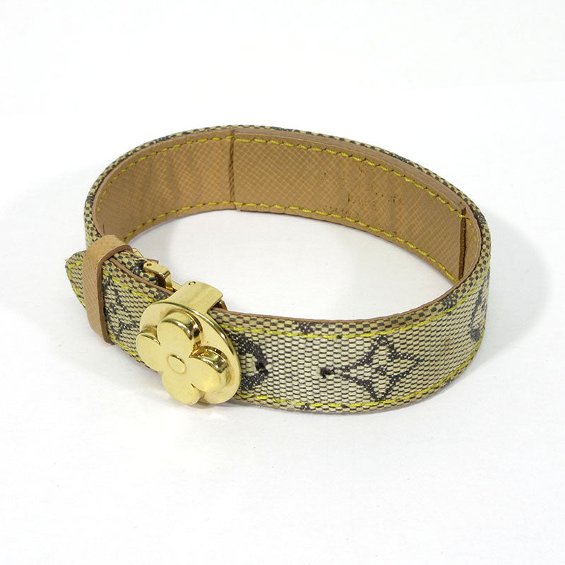 LOUIS VUITTON | ルイ・ヴィトン モノグラム ミニ グッドラック ブレスレット ブレスレット M64540 ベージュ系×ゴールドなど【三重本店】