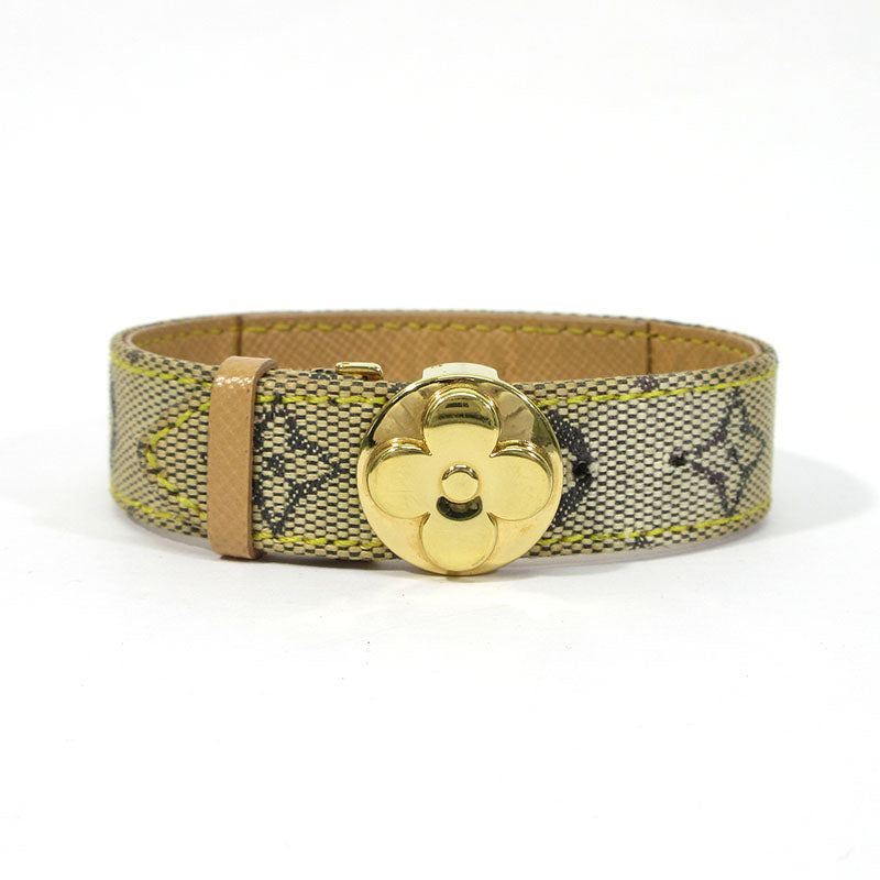 LOUIS VUITTON | ルイ・ヴィトン モノグラム ミニ グッドラック ブレスレット ブレスレット M64540 ベージュ系×ゴールドなど【三重本店】