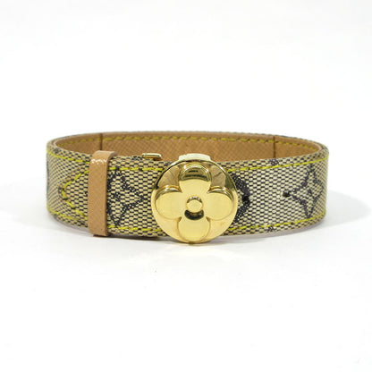 LOUIS VUITTON | ルイ・ヴィトン モノグラム ミニ グッドラック ブレスレット ブレスレット M64540 ベージュ系×ゴールドなど【三重本店】
