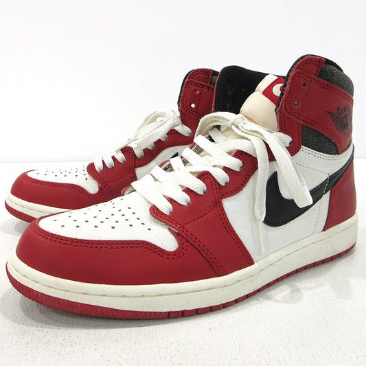 NIKE | ナイキ AIR JORDAN 1 RETRO HIGH OG エアジョーダン 1 レトロ ハイ オリジナル シカゴ スニーカー DZ5485-612 レッド 27cm【三重本店】
