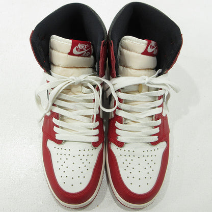 NIKE | ナイキ AIR JORDAN 1 RETRO HIGH OG エアジョーダン 1 レトロ ハイ オリジナル シカゴ スニーカー DZ5485-612 レッド 27cm【三重本店】