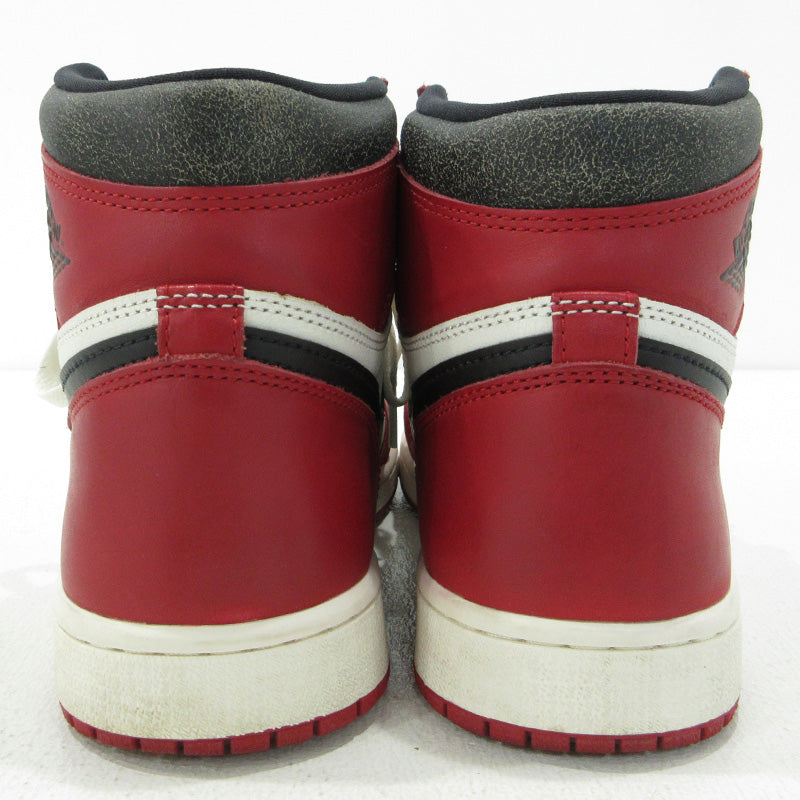 NIKE | ナイキ AIR JORDAN 1 RETRO HIGH OG エアジョーダン 1 レトロ ハイ オリジナル シカゴ スニーカー DZ5485-612 レッド 27cm【三重本店】