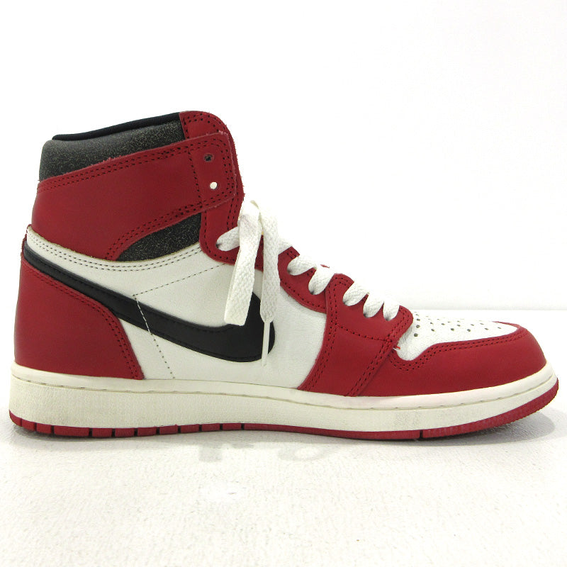 NIKE | ナイキ AIR JORDAN 1 RETRO HIGH OG エアジョーダン 1 レトロ ハイ オリジナル シカゴ スニーカー DZ5485-612 レッド 27cm【三重本店】