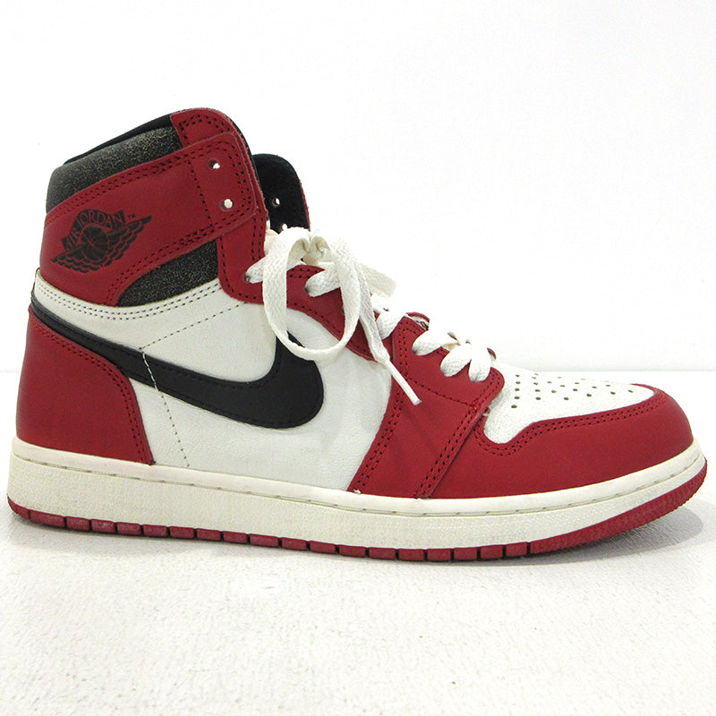 NIKE | ナイキ AIR JORDAN 1 RETRO HIGH OG エアジョーダン 1 レトロ ハイ オリジナル シカゴ スニーカー DZ5485-612 レッド 27cm【三重本店】