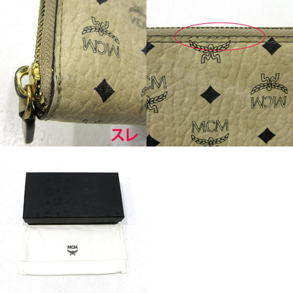 MCM | エム・シー・エム ラウンドファスナー 長財布 MXL8SVI92CO001 ベージュ【三重本店】