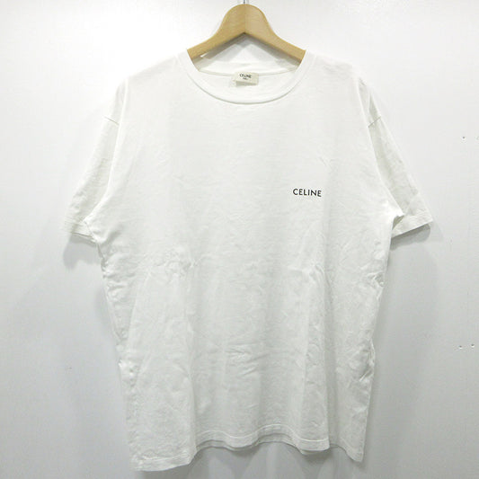 CELINE | セリーヌ ロゴプリント 半袖Ｔシャツ 2X43C671Q ホワイト サイズ：S【三重本店】