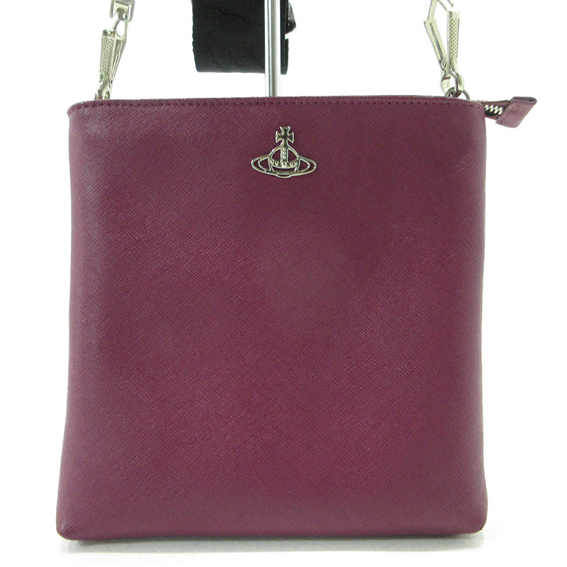 Vivienne Westwood | ヴィヴィアンウエストウッド SQUIRE SQUARE CROSSBODY ショルダーバッグ パープル【三重本店】